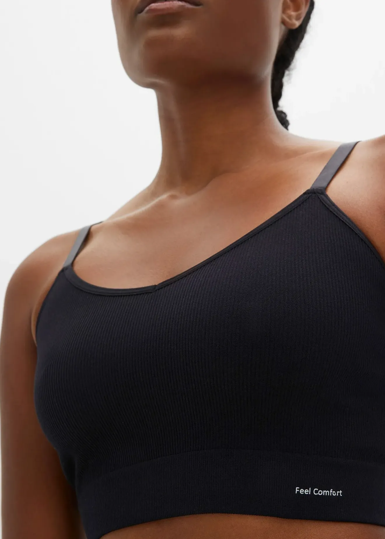 Femme bonprix Sans Couture|Soutiens-Gorge|Brassière côtelée sans coutures Feel Comfort