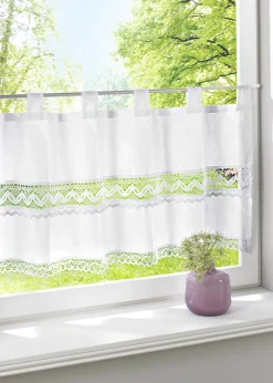 bonprix Vitrages/Brise-Bise|Brise-bise à bordure au crochet