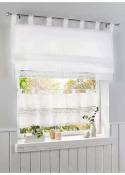 bonprix Vitrages/Brise-Bise|Brise-bise à bordure au crochet