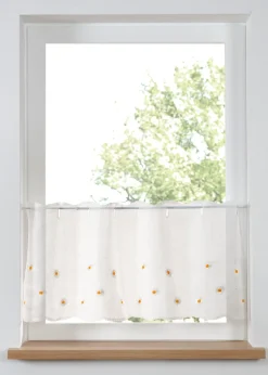 bonprix Vitrages/Brise-Bise|Rideaux & Stores|Brise-bise à broderie florale