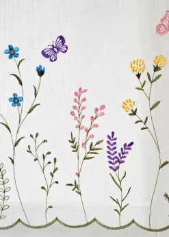 bonprix Vitrages/Brise-Bise|Rideaux & Stores|Brise-bise à broderies florales