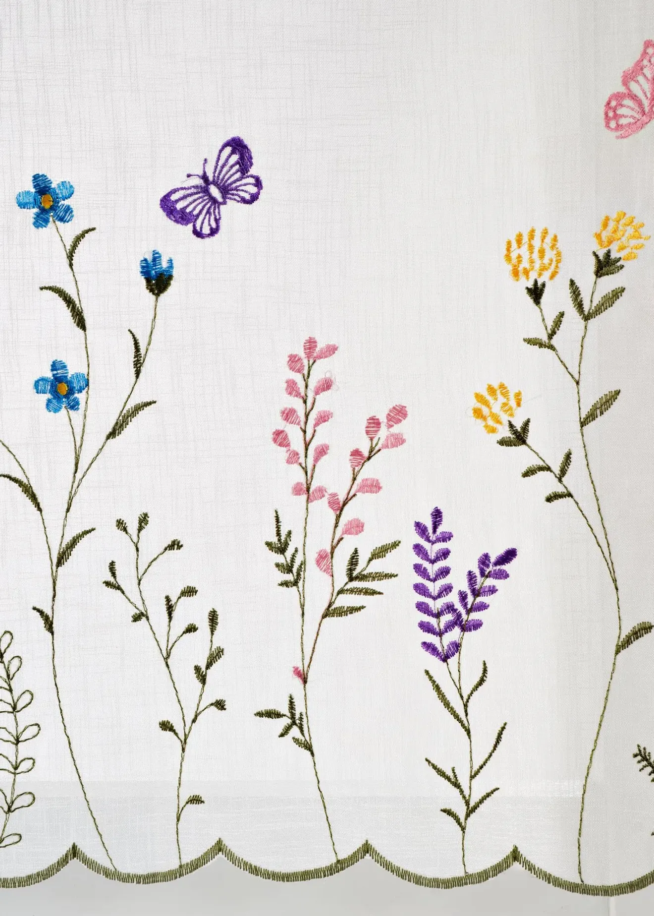 bonprix Vitrages/Brise-Bise|Rideaux & Stores|Brise-bise à broderies florales