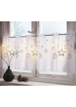 bonprix Brise-bise à LED imprimé hivernal| Vitrages/Brise-Bise