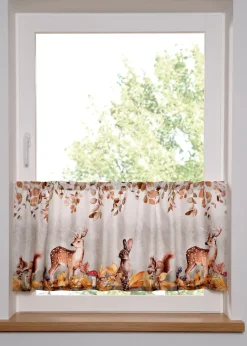 bonprix Brise-bise avec animaux imprimés| Vitrages/Brise-Bise