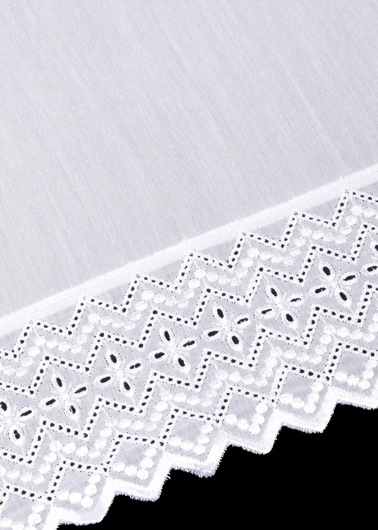 bonprix Vitrages/Brise-Bise|Brise-bise avec bordure brodée