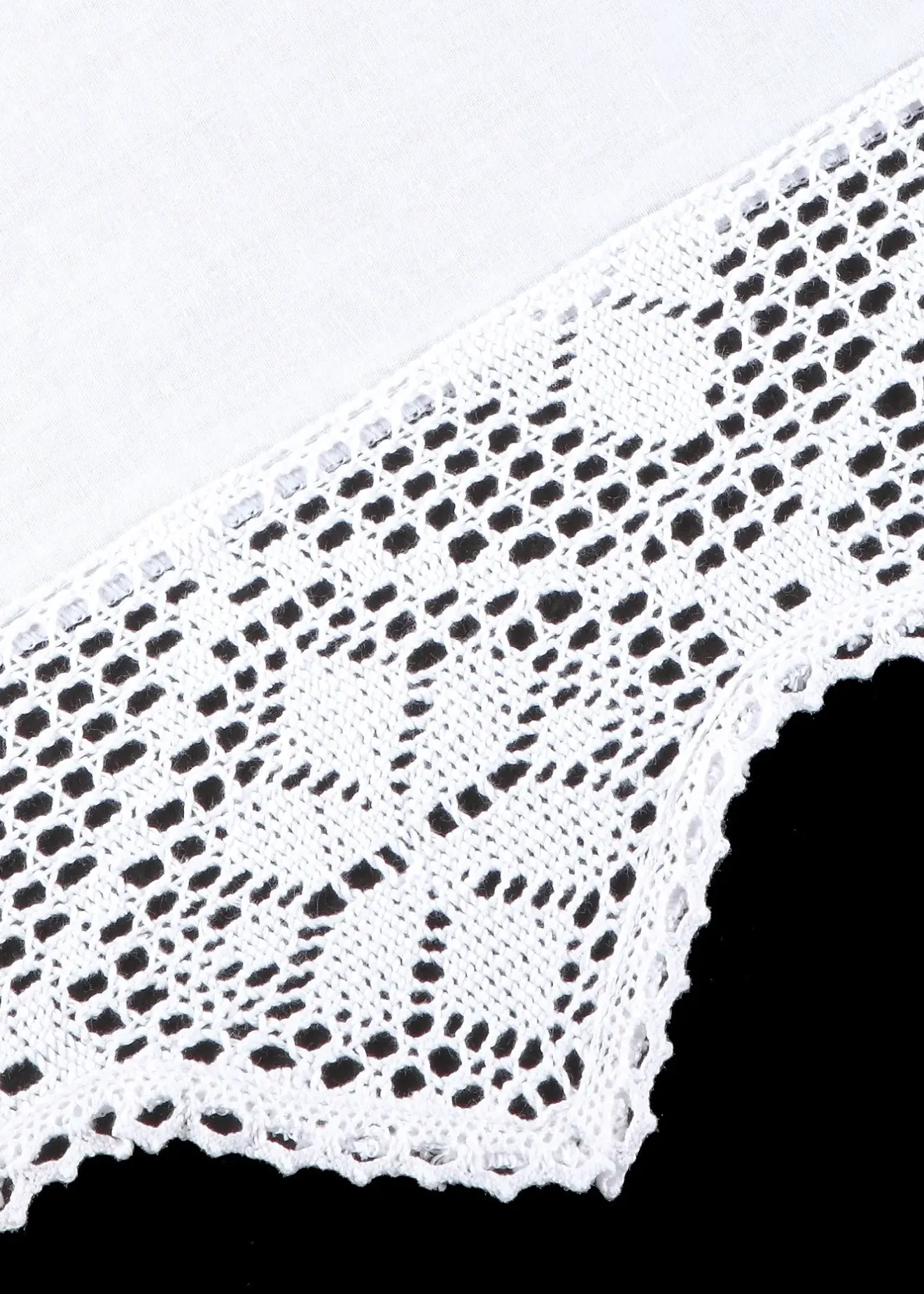 bonprix Brise-bise avec bordure crochetée| Vitrages/Brise-Bise