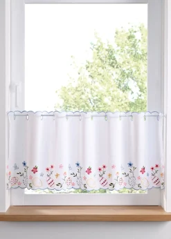 bonprix Vitrages/Brise-Bise|Rideaux & Stores|Brise-bise avec motifs de Pâques brodés