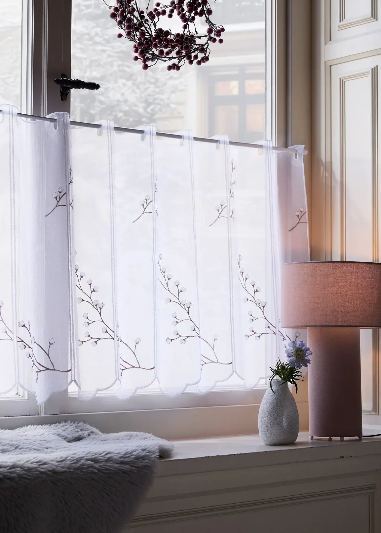 bonprix Vitrages/Brise-Bise|Brise-bise brodé