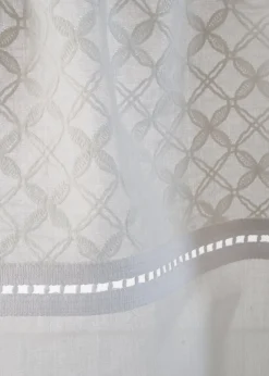 bonprix Brise-bise brodé en coton| Vitrages/Brise-Bise