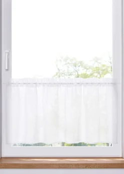 bonprix Brise-bise effet lin| Vitrages/Brise-Bise