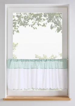 bonprix Vitrages/Brise-Bise|Brise-bise en coton à carreaux