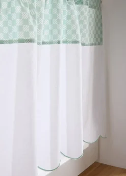 bonprix Vitrages/Brise-Bise|Brise-bise en coton à carreaux