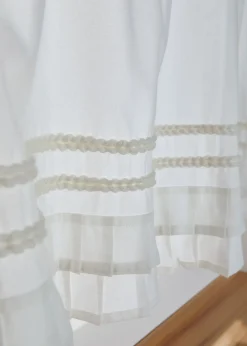 bonprix Brise-bise en coton à volants| Vitrages/Brise-Bise