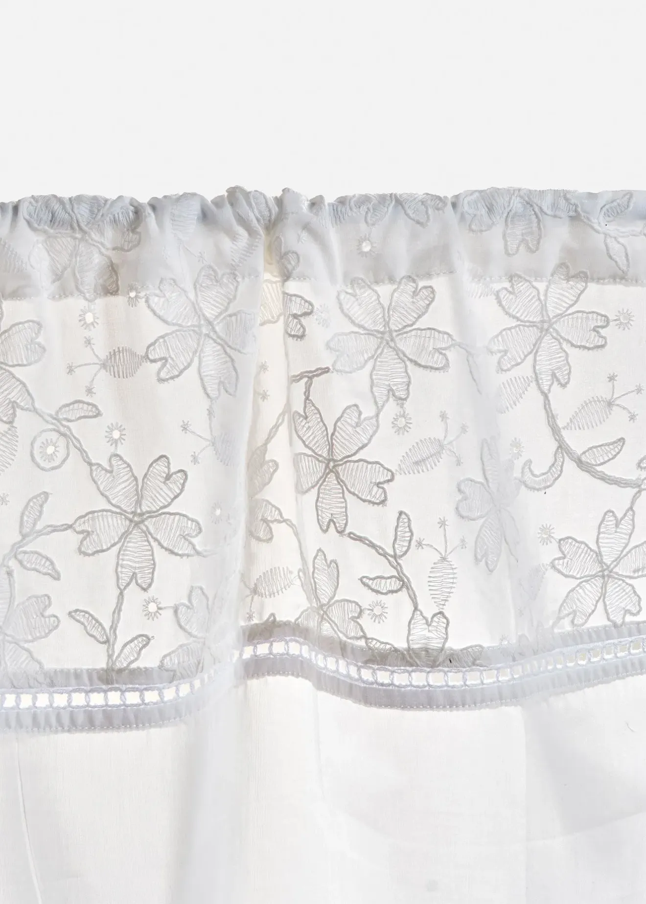 bonprix Brise-bise en coton avec broderies| Vitrages/Brise-Bise