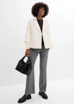 Femme bonprix Vestes & Manteaux|Caban avec manches en maille