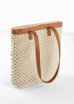 bonprix Cabas en macramé|Femme Sacs