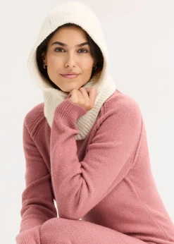 bonprix Cagoule en maille|Femme Écharpes & Foulards