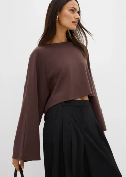 bonprix Cape à manches longues|Femme T-Shirts & Tops