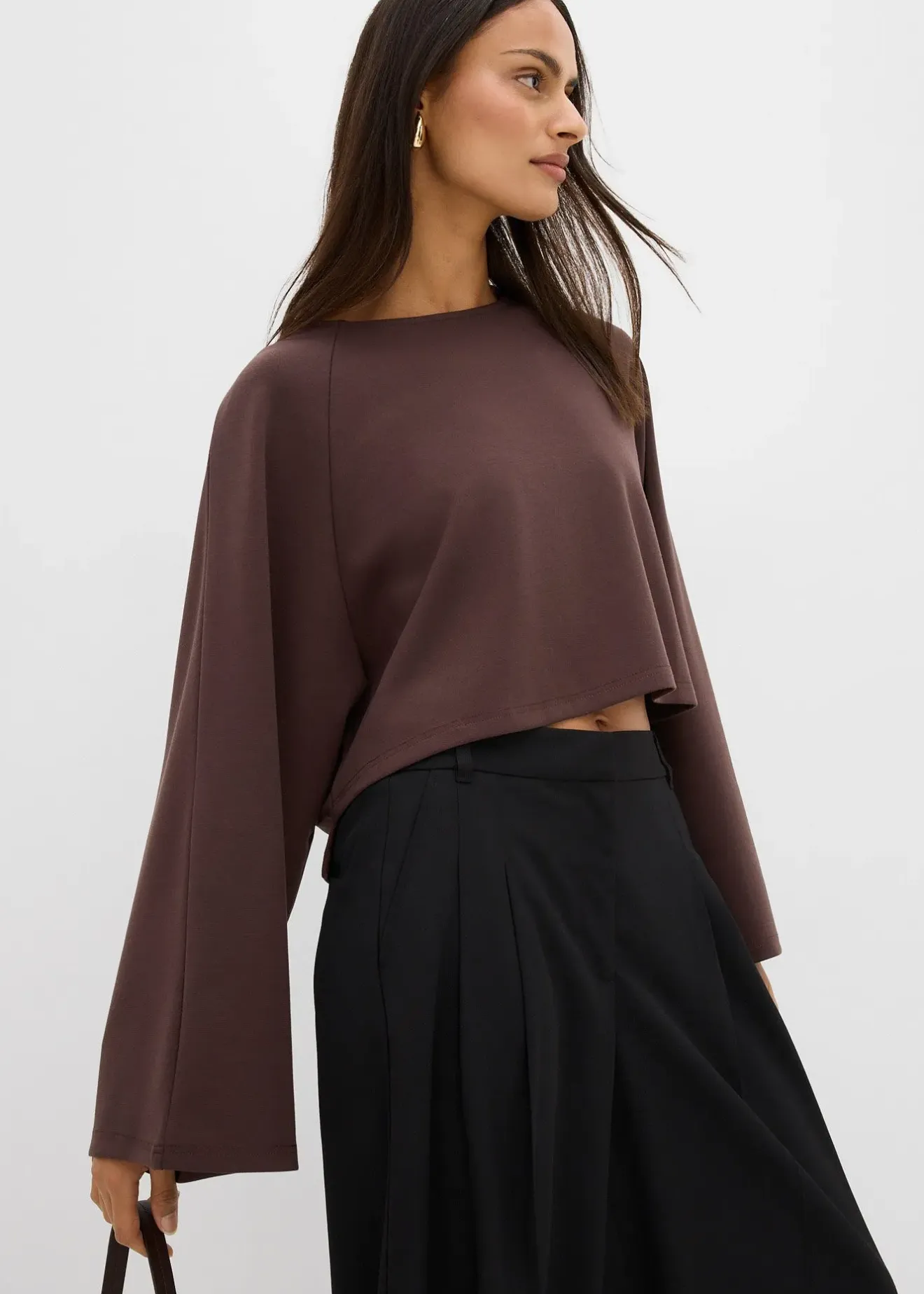bonprix Cape à manches longues|Femme T-Shirts & Tops