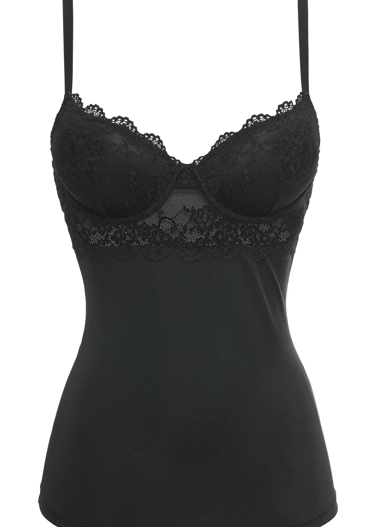 Femme bonprix Guêpières & Déshabillés|Basiques|Caraco soutien-gorge en matière microfibre lisse