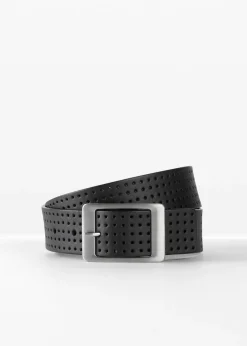 Femme bonprix Accessoires|Ceintures|Ceinture en cuir à motif ajouré