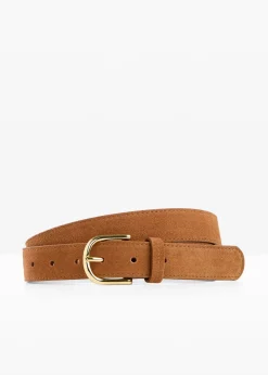 bonprix Ceinture en cuir avec boucle brillante|Femme Ceintures