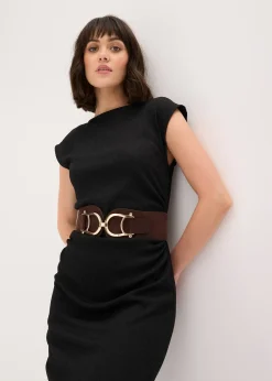 Femme bonprix Ceintures|Ceinture extensible avec grande boucle