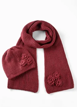 Femme bonprix Bonnets, Chapeaux & Co.|Écharpes & Foulards|Écharpe et bonnet (ens. 2 pces)