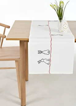 bonprix Arts De La Table|Linge De Table|Chemin de table avec broderie de lapins