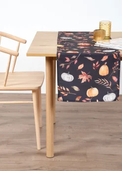 bonprix Chemin de table imperméable avec motif citrouille| Arts De La Table|Linge De Table