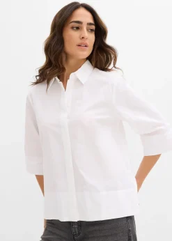 Femme bonprix Chemisiers|Chemise 100% coton
