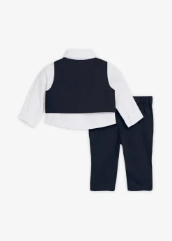 Enfant bonprix Vêtements Enfant|Pantalons & Leggings|Chemise + veston + pantalon 100% coton (ens. 3 pces)
