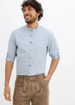 Homme bonprix Chemises|Chemise bavaroise avec manches retroussables