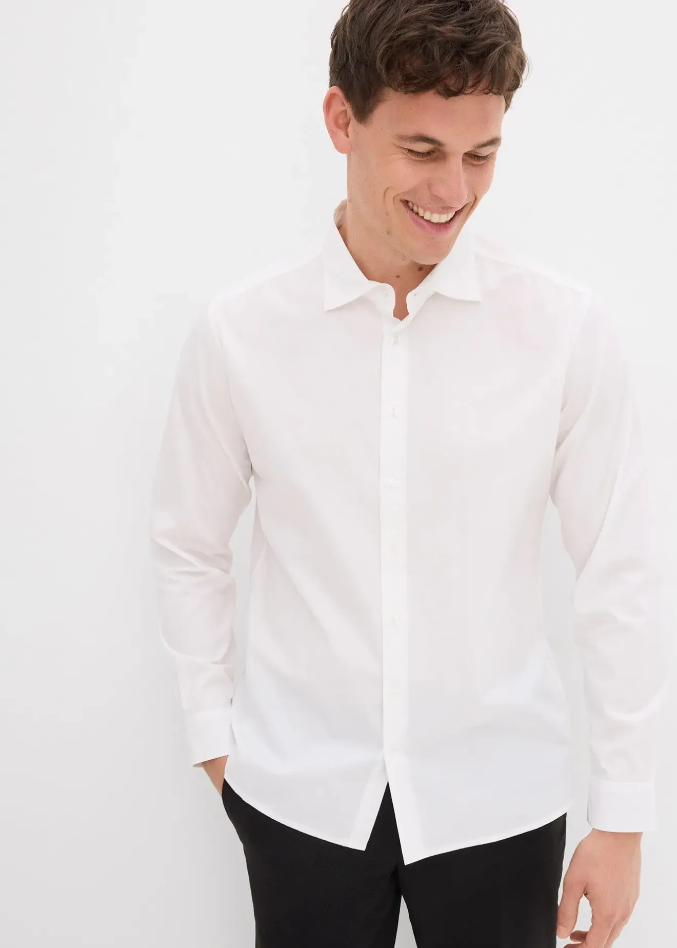 Homme bonprix Chemises|Chemise business 100% coton, regular