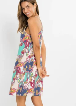 bonprix Chemise de nuit à bretelles spaghetti|Femme Lingerie Nuit