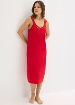 bonprix Chemise de nuit à dentelle|Femme Lingerie Nuit