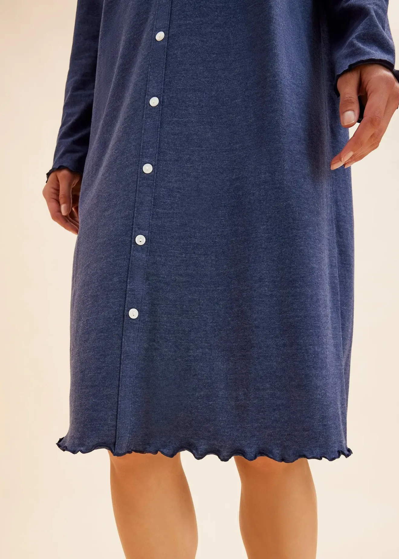 bonprix Chemise de nuit boutonnée|Femme Lingerie Nuit