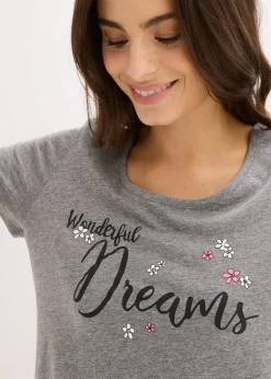 bonprix Chemise de nuit courte|Femme Lingerie Nuit