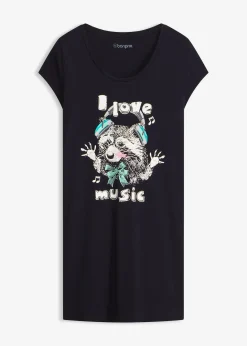 Femme bonprix Lingerie Nuit|Chemise de nuit courte 100% coton