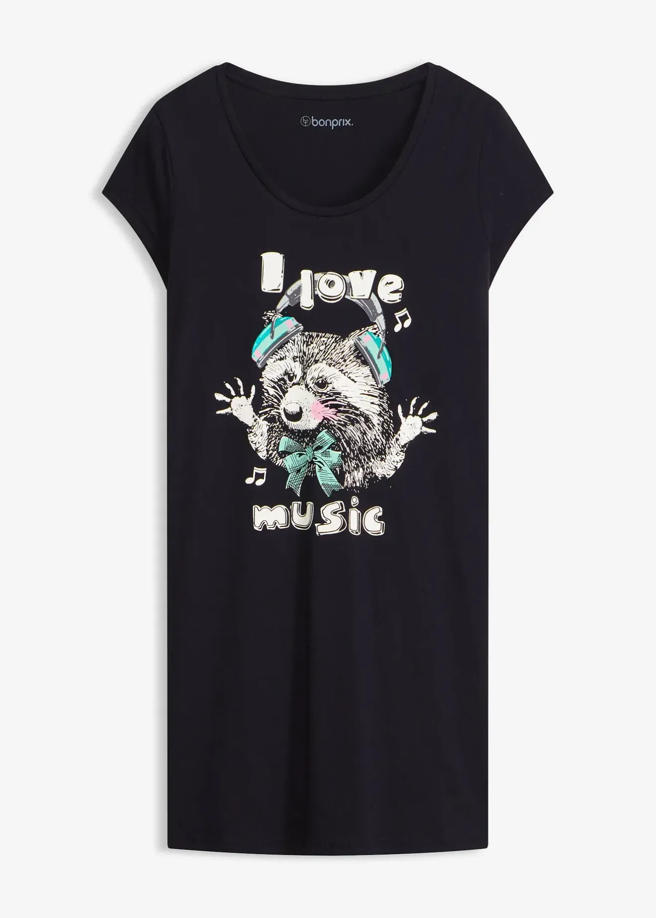 Femme bonprix Lingerie Nuit|Chemise de nuit courte 100% coton