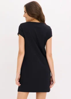 Femme bonprix Lingerie Nuit|Chemise de nuit courte 100% coton