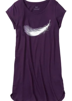 Femme bonprix Lingerie Nuit|Chemise de nuit courte 100% coton