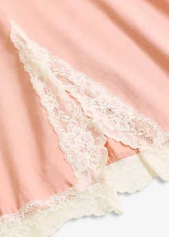 Femme bonprix Lingerie Nuit|Chemise de nuit courte avec dentelle