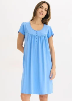 bonprix Chemise de nuit d’allaitement coton|Femme Maternité|Basiques