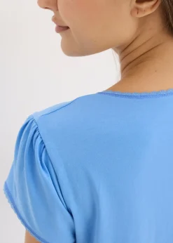 bonprix Chemise de nuit d’allaitement coton|Femme Maternité|Basiques