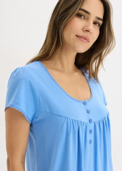 bonprix Chemise de nuit d’allaitement coton|Femme Maternité|Basiques