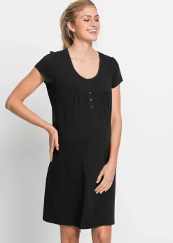 Femme bonprix Maternité|Basiques|Chemise de nuit d’allaitement coton