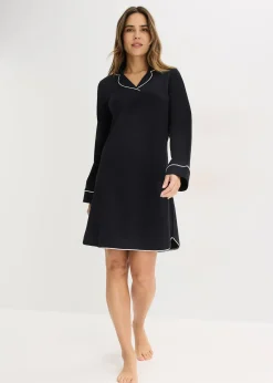 bonprix Chemise de nuit en coton doux|Femme Lingerie Nuit