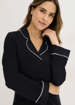 bonprix Chemise de nuit en coton doux|Femme Lingerie Nuit