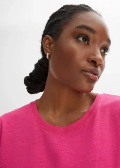 Femme bonprix Basiques|Lingerie Nuit|Chemise de nuit oversize en fil flammé